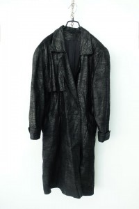 vintage leather women coat