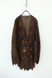 ethnic women&#039;s leather coat