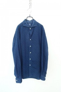 KAMAKIRA SHIRTS indigo cotton shirts