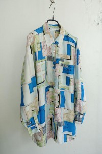 80&#039;s SANLUBIA  - pure silk shirt