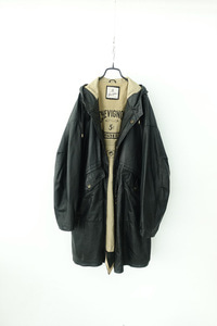 CHEVIGNON - cow leather fishtail coat