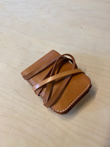 hand made leather wallet