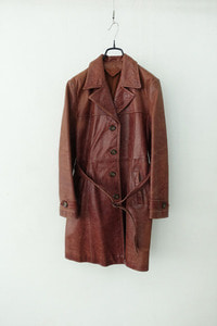 vintage leather coat
