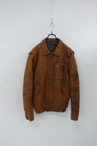 vtg leather flight jacket