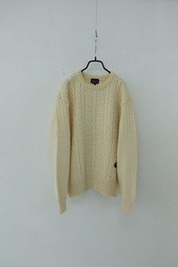 80&#039;s IXI:Z - pure wool aran knit