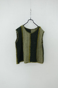 vintage hand knit vest