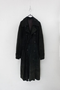 vintage leather trench coat