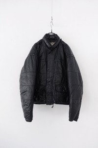 90&#039;s CUE&#039;S - leather down puffer jkt