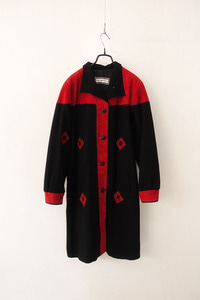 90&#039;s VIA NUOVA - cashmere &amp; leather coat