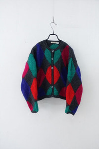 90&#039;s LIZ CLAIBORNE COLLECTION - mohair blended knit cardigan