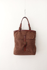 canvas &amp; leather bag