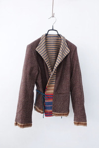 R by 45RPM - women&#039;s reversible wool blanket jacket