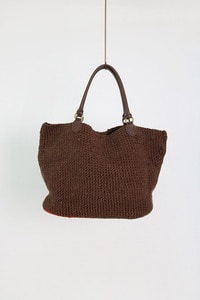 vintage knit bag