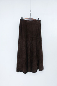 LORENA DELUPI - nappa leather skirt (28-30)