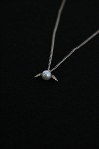 925 silver &amp; pearl necklace