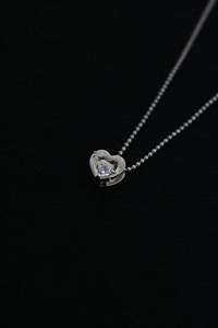 925 silver heart necklace
