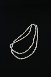 genuine pearl long necklace