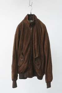AQUASCUTUM OF LONDON - suede CLUB 92 harrington jacket