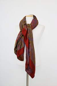YSL - silk woven scarf