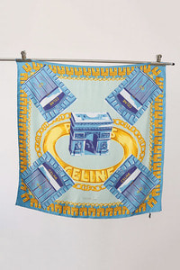 CELINE made in italy - pure silk scarf