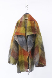 80&#039;s HANAE MORI PARIS - mohair knit coat
