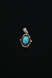 925 silver &amp; turquoise pendant