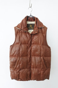 LORO PIANA made in italy - lamb leather down vest