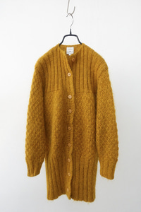 UNI CITROEN - alpaca wool blended knit cardigan
