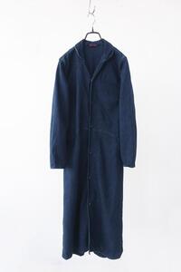 R BY 45RPM - indigo cotton coat
