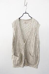 CARAIGGDONN made in ireland - linen &amp; cotton knit vest