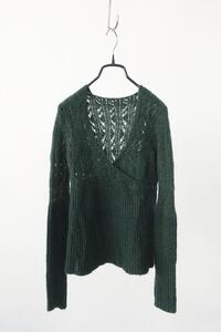 italy women&#039;s mohair blended knit top