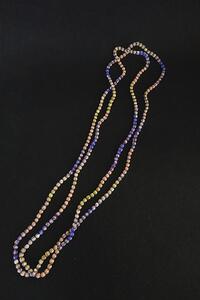 silk beads necklace