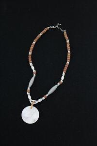 shell &amp; beads necklace