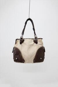 NUOVO DIVE - cotton &amp; leather bag