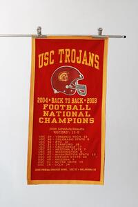 USC TROJANS made in u.s.a - score flag