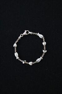 fish 925 silver bracelet