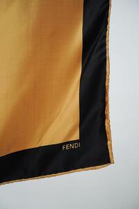 FENDI - pure silk scarf