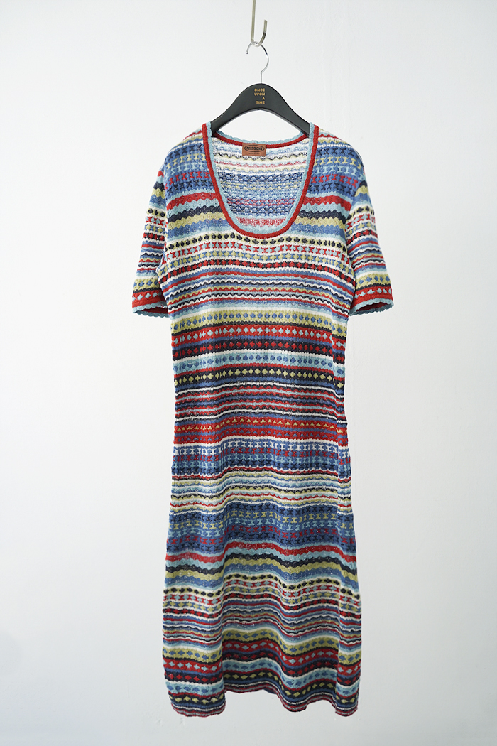MISSONI made in italy - linen knit onepiece