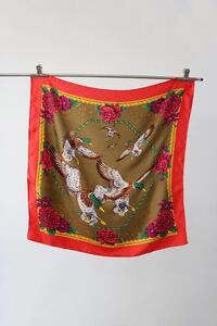 vintage SALVATORE FERRAGAMO  - pure silk scarf