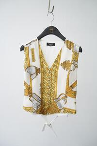 LOTCHAN - hermes&#039;s silk scarf remake vest