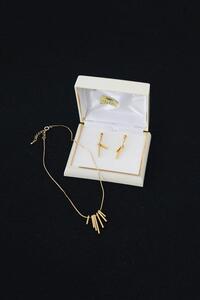vintage necklace &amp; earring set