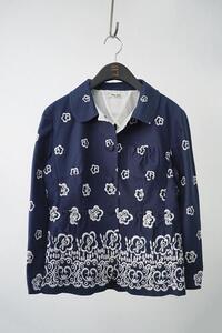 MIU MIU made in italy - women&#039;s embroidered jacket