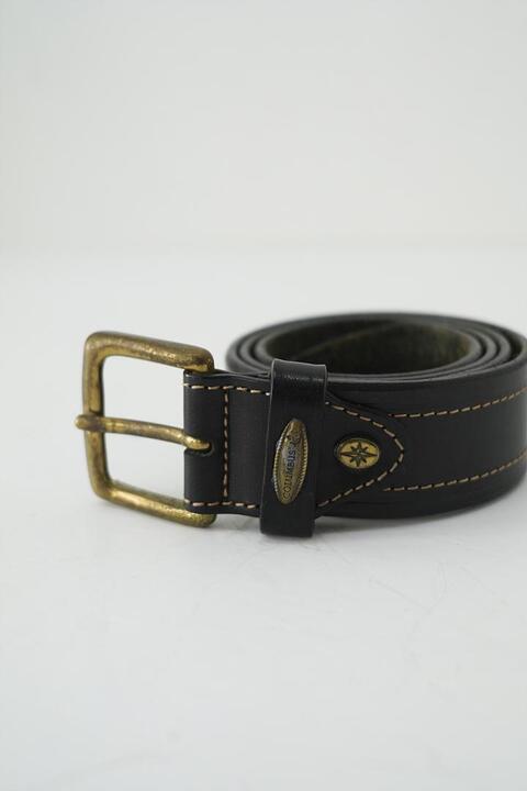 COLUMBUS made in italy - cow hide leather belt