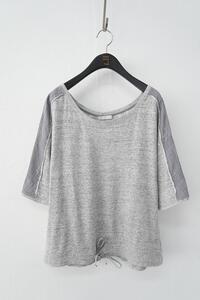 STEFANEL - cotton &amp; silk sweat shirt