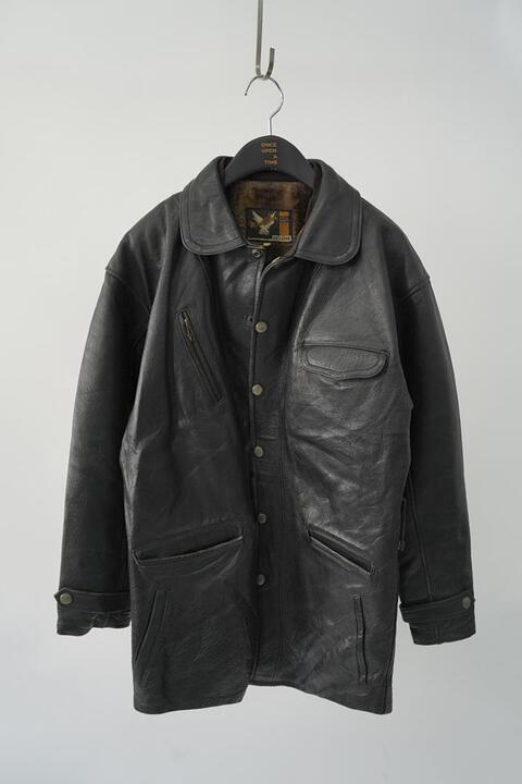 80&#039;s vintage men&#039;s leather jacket