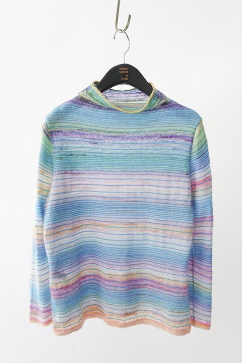 BOIS DE BOULOGNE - mohair blended knit top