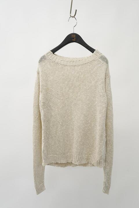 AGNES B PARIS - linen blended knit top