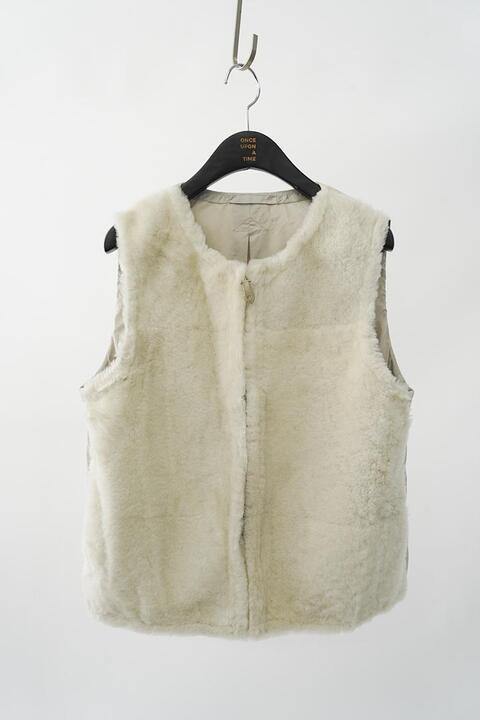 45RPM - leather down vest