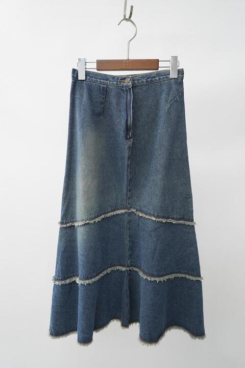 vintage women&#039;s denim skirt (23)