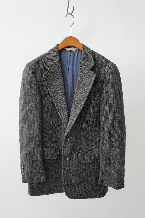 90&#039;s LANDS END made in u.s.a - fabric by HARRIS TWEED